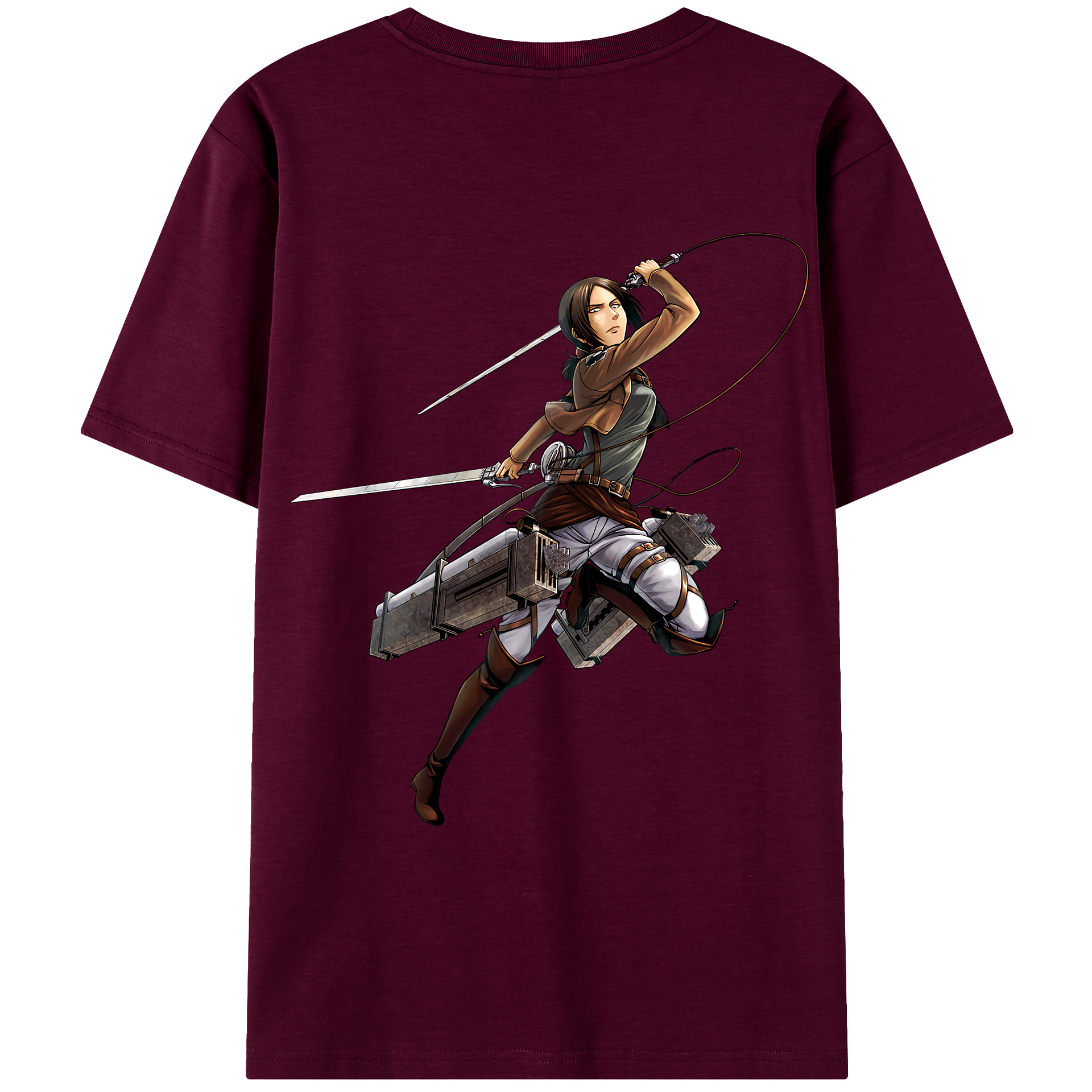 （画像用） 進撃の巨人 Attack on Titan レディース半袖Tシャツ(バックプリント)